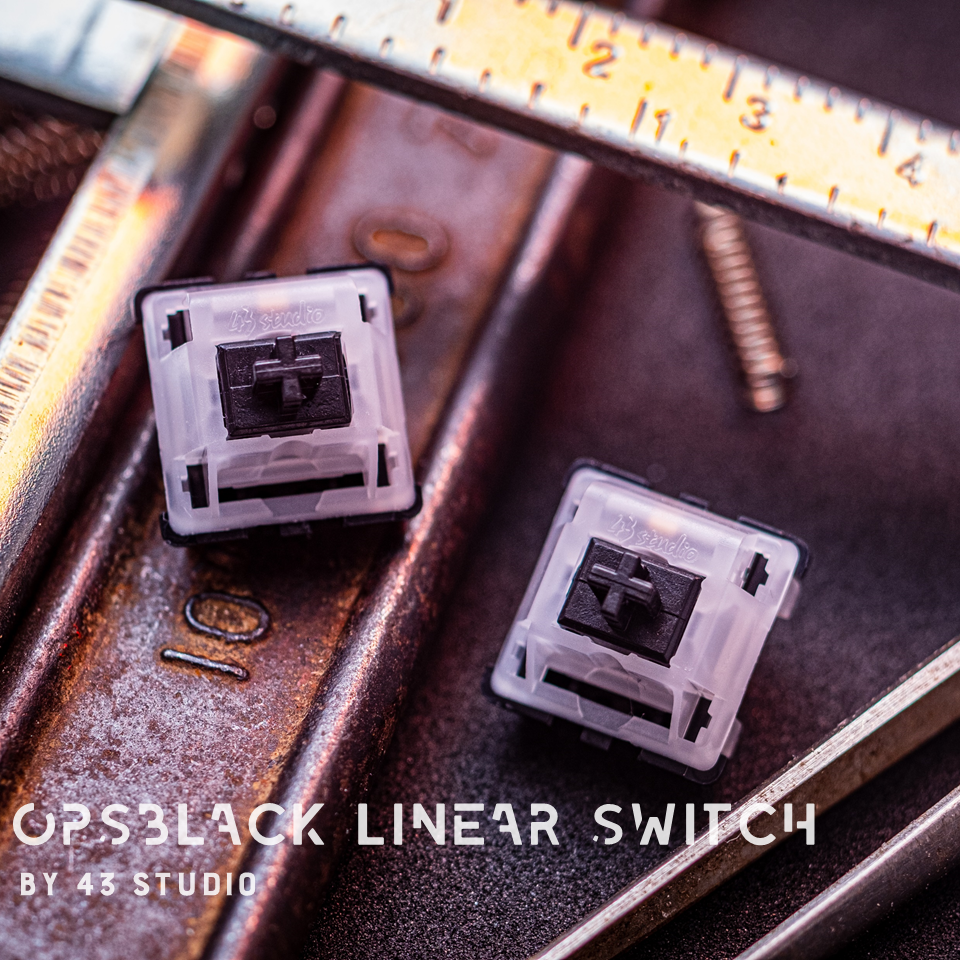 [In Stock] Opblack Linear Switch V1 - by 43 Studio